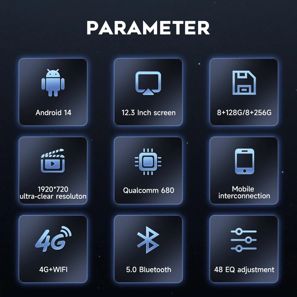 12.3 Inch Android 14 System Car DVD Player Multimedia GPS Navigation Carplay for Porsche Mica Macan