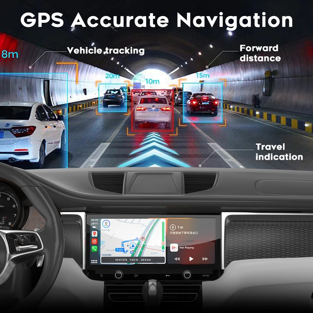 12.3 Inch Android 14 System Car DVD Player Multimedia GPS Navigation Carplay for Porsche Mica Macan