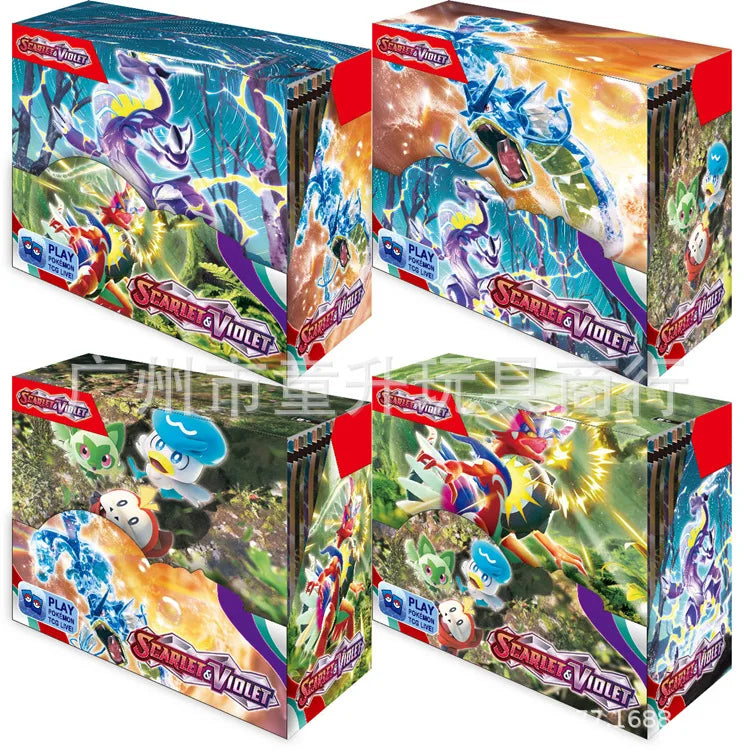360Pcs/Set Pokemon Card SCARLET&VIOLE 151 Prismatic Evolutions PALDEAN FATES Black Bolt English Booster Battle Transaction Card