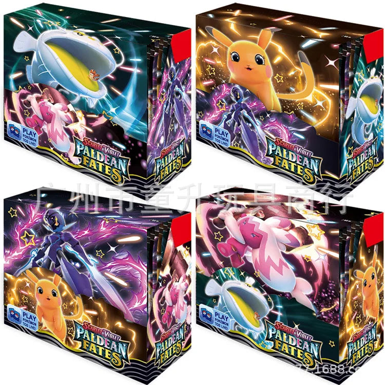 360Pcs/Set Pokemon Card SCARLET&VIOLE 151 Prismatic Evolutions PALDEAN FATES Black Bolt English Booster Battle Transaction Card