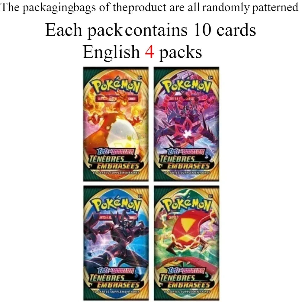 40/360Pcs Box Pokemon Card Scarlet & Violet Prismatic Evolutions English Booster Battle Carte Trading Collection Cards game card