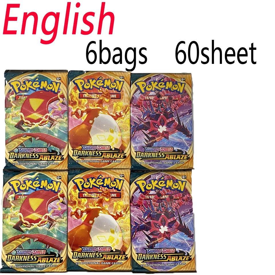 ***SALE 30-360Pcs/Set English TCG: Ecarlet & Violet Etsncelles Astral Radiance Obsidian Flames Booster  Card Pokemones Card Game