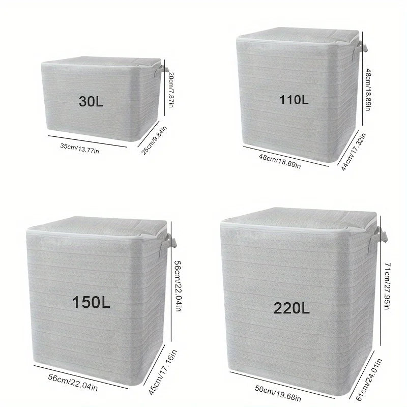 1 PC Bedding,Clothing Storage Bag,Household Large Capacity Clothing,Cotton Quilt Reinforcement,Moving,Packing and Organizing Bag