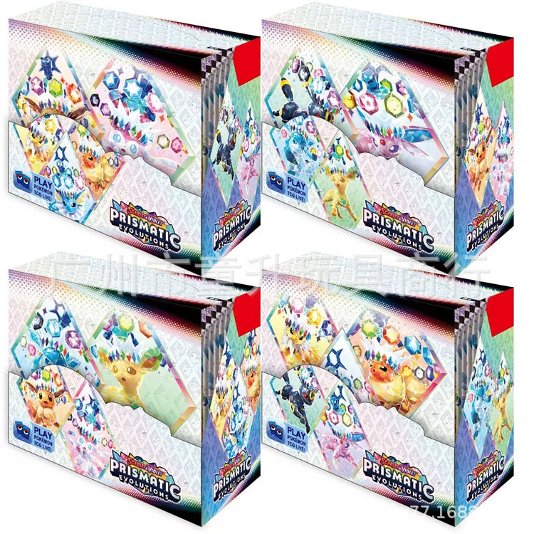 360Pcs/Set Pokemon Card SCARLET&VIOLE 151 Prismatic Evolutions PALDEAN FATES Black Bolt English Booster Battle Transaction Card