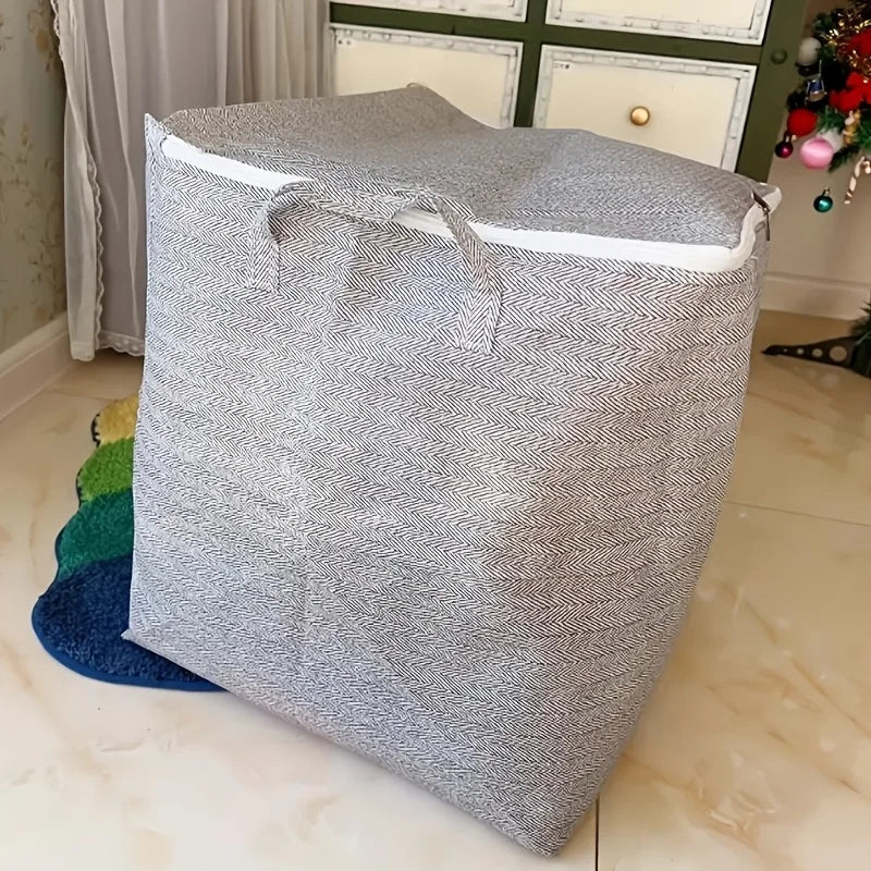 1 PC Bedding,Clothing Storage Bag,Household Large Capacity Clothing,Cotton Quilt Reinforcement,Moving,Packing and Organizing Bag