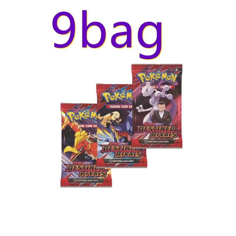 360Pcs Pokemon Destined Rivals Prismatic Evolutions Card Stellar Crown 151 Ultra Prism English Booster Battle Transaction Gifts