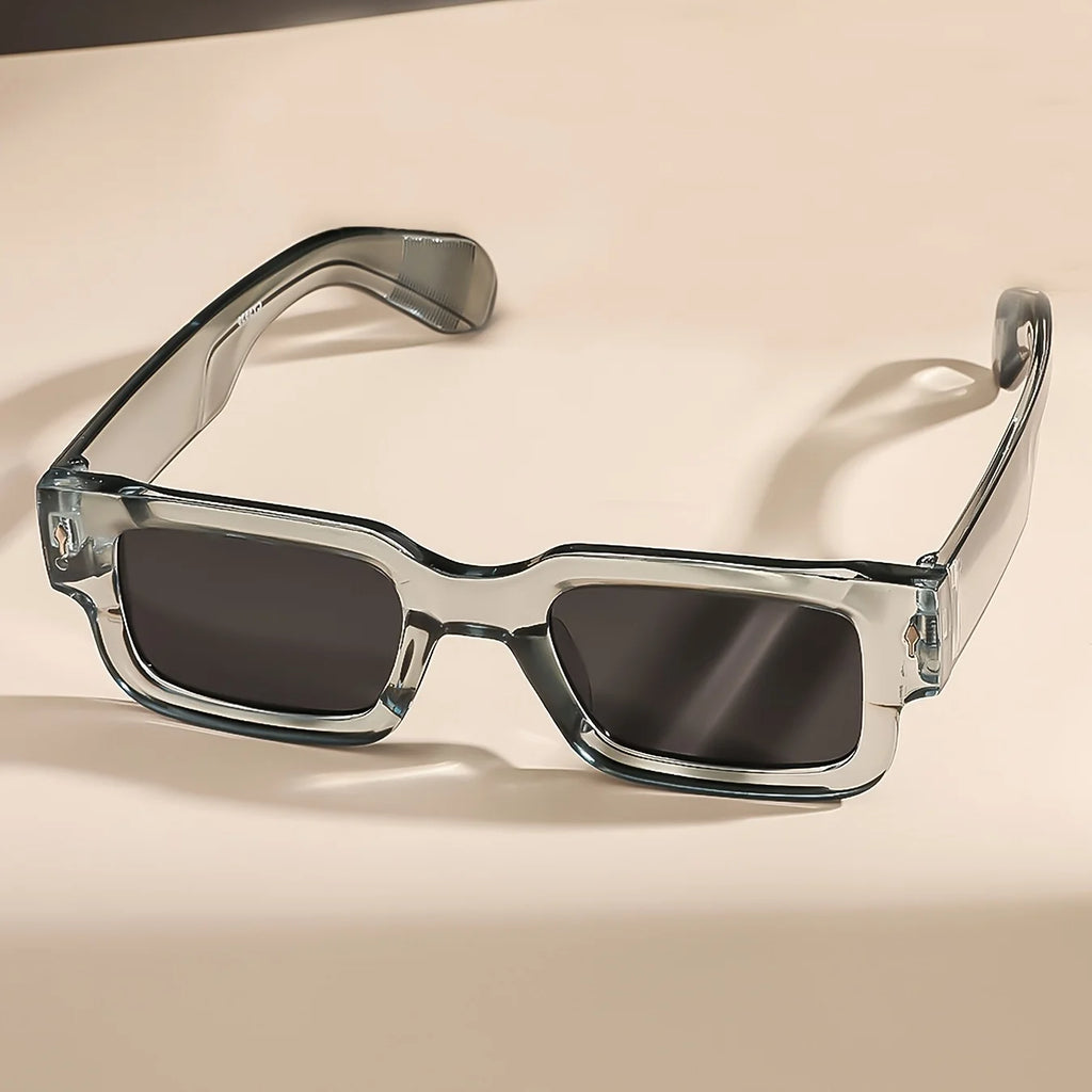 1PC Unisex Retro Square Sunglasses Classic UV Protection Plastic Frame Shades for Outdoor Travel Driving