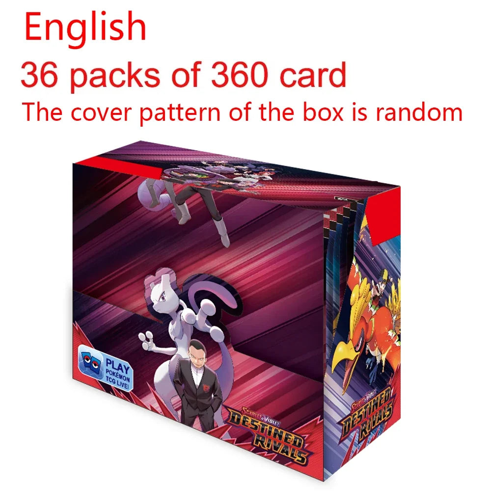 ***SALE 30-360Pcs/Set English TCG: Ecarlet & Violet Etsncelles Astral Radiance Obsidian Flames Booster  Card Pokemones Card Game