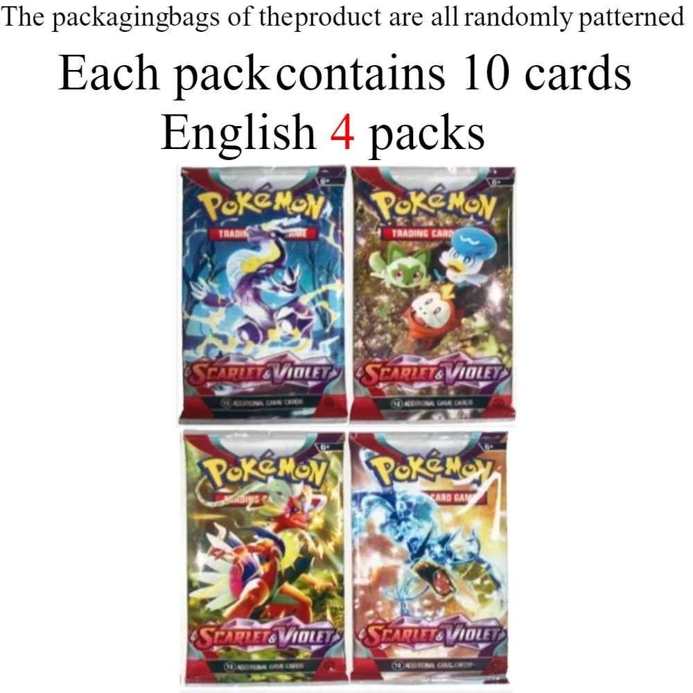 40/360Pcs Box Pokemon Card Scarlet & Violet Prismatic Evolutions English Booster Battle Carte Trading Collection Cards game card