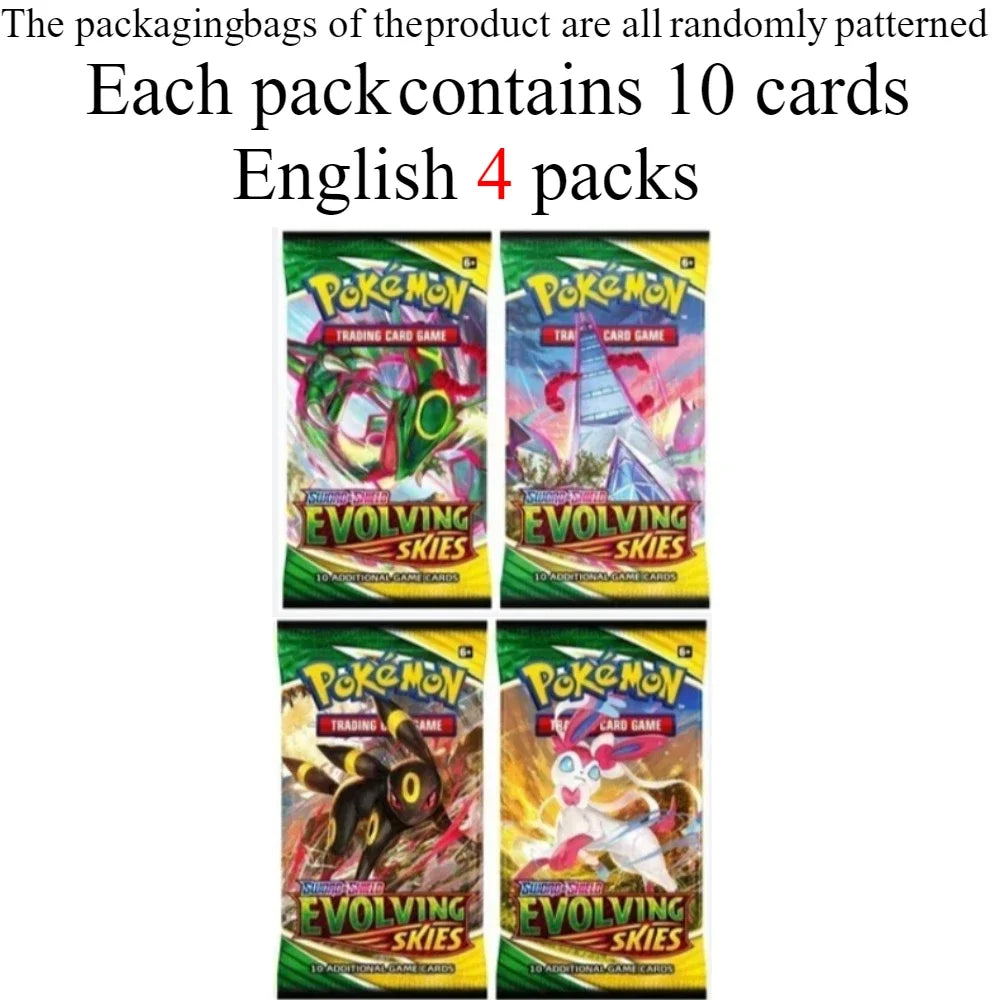 40/360Pcs Box Pokemon Card Scarlet & Violet Prismatic Evolutions English Booster Battle Carte Trading Collection Cards game card